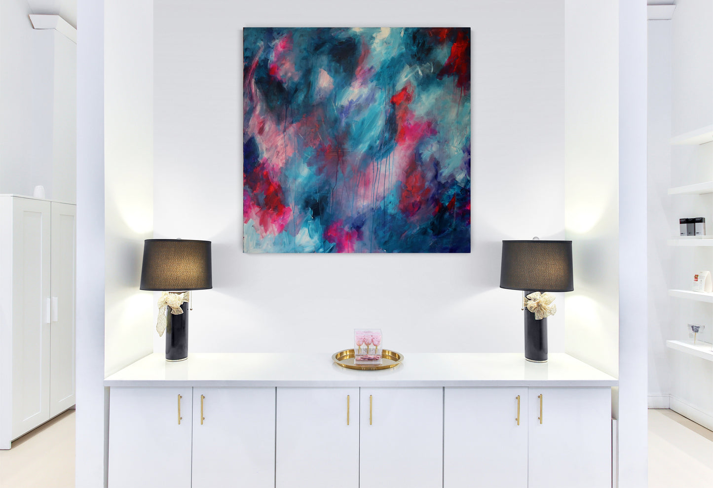 100x100cm, Acryl Gemälde