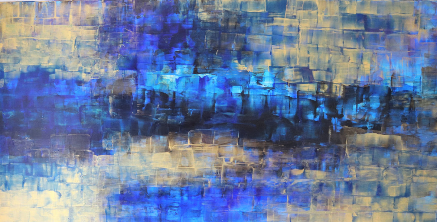 200x100cm, Acrylgemälde